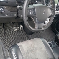 Автомобильные коврики EVA на Peugeot Traveller 7 мест, не Long (2016-2024)