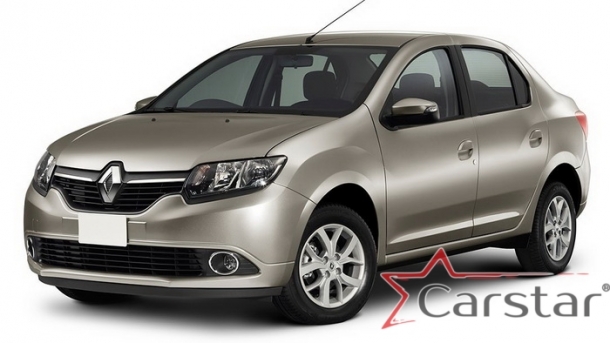 Текстильные коврики для Renault Logan II (2014->)
