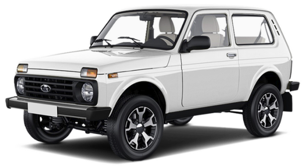 Автомобильные коврики EVA 3D для Lada (ВАЗ) 2121 (4x4) Нива 3D (2014-2020) рестайл1