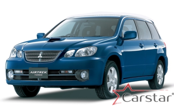 Автомобильные коврики EVA 3D для Mitsubishi Airtrek пр.руль (2001-2008)